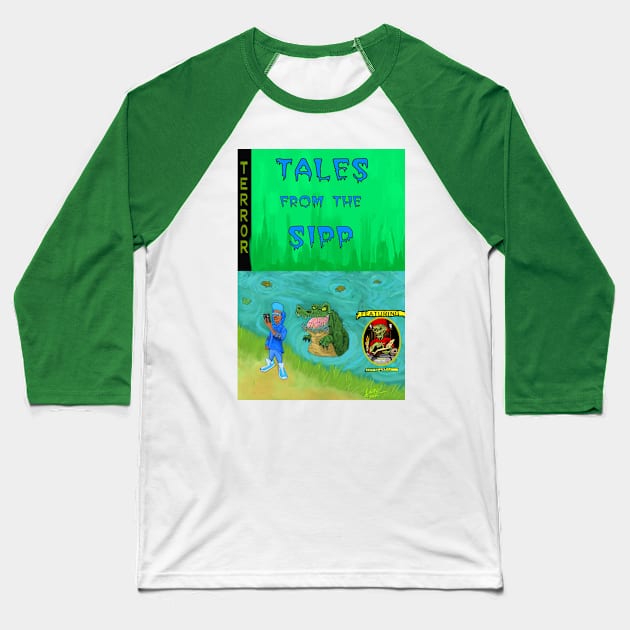 Tales from the Sipp Baseball T-Shirt by Art Of Lunatik